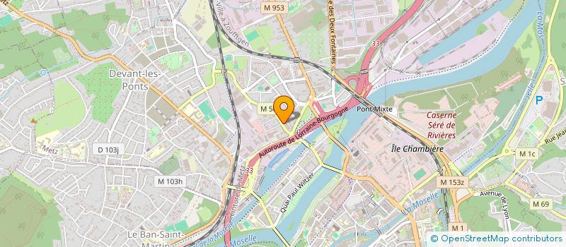 localisation de l'entreprise MONSIEUR GILLES FRANCOIS VAN GRASDORFF  METZ