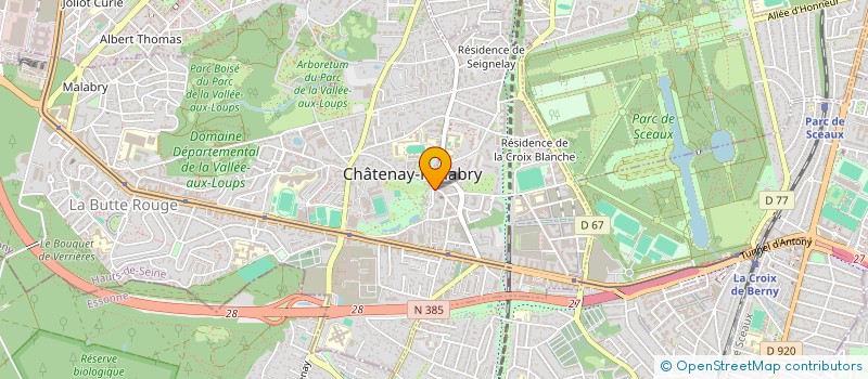 localisation de l'entreprise MONSIEUR GILLES FRANCUZ  CHATENAY-MALABRY