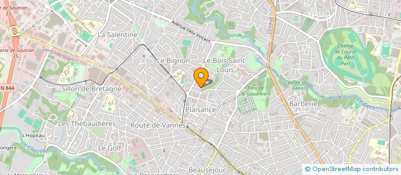 localisation de l'entreprise MONSIEUR GILLES FRAVALO à ORVAULT