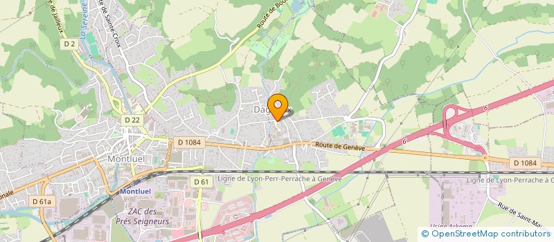 localisation de l'entreprise MONSIEUR GILLES FRAYSSE  DAGNEUX