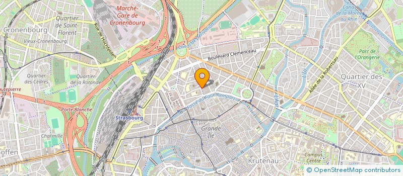 localisation de l'entreprise MONSIEUR GILLES FRELY à STRASBOURG