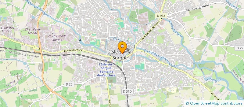 localisation de l'entreprise MONSIEUR GILLES FRERI à L'ISLE-SUR-LA-SORGUE