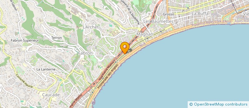 localisation de l'entreprise MONSIEUR GILLES FRIDERICH à NICE