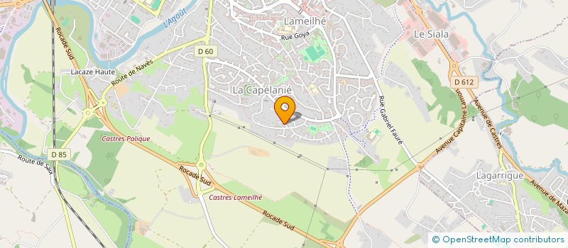 localisation de l'entreprise MONSIEUR GILLES FROELIGER  CASTRES