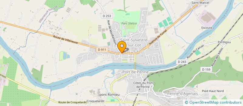 localisation de l'entreprise MONSIEUR GILLES FROIDEFON  SAINT-SYLVESTRE-SUR-LOT