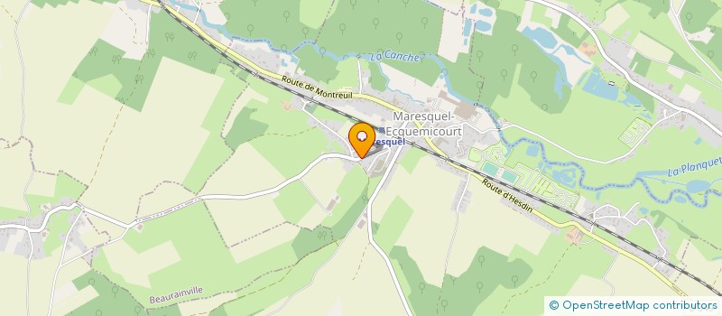 localisation de l'entreprise MONSIEUR GILLES FROISSART  BEAURAINVILLE