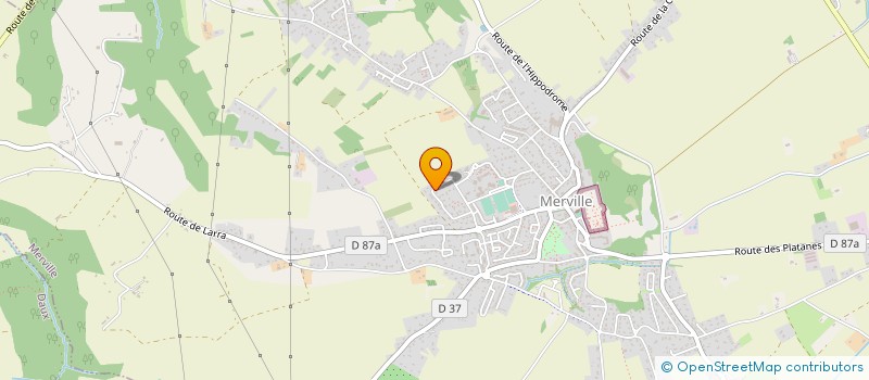 localisation de l'entreprise MONSIEUR GILLES GABARROT  MERVILLE