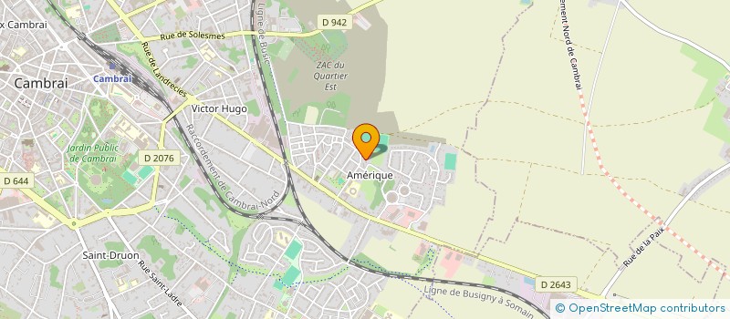 localisation de l'entreprise MONSIEUR GILLES GABET à CAMBRAI