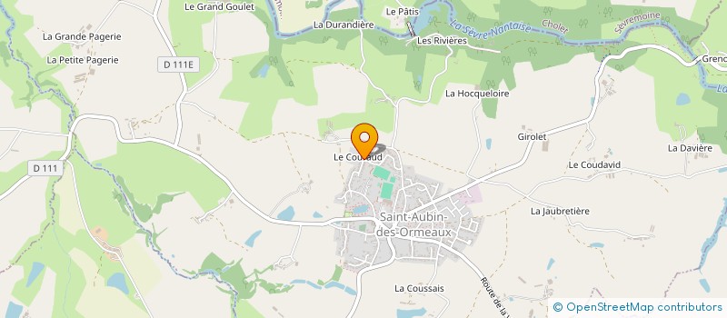 localisation de l'entreprise MONSIEUR GILLES GABORIEAU  SAINT-AUBIN-DES-ORMEAUX