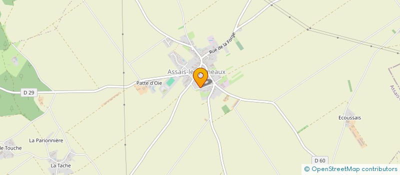 localisation de l'entreprise MONSIEUR GILLES GABORIT à ASSAIS-LES-JUMEAUX