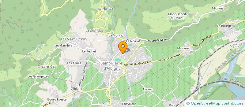 localisation de l'entreprise MONSIEUR GILLES GABOYER  SAINT-PIERRE-D'ALBIGNY