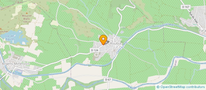 localisation de l'entreprise MONSIEUR GILLES GAGNIEU  ROUBIA