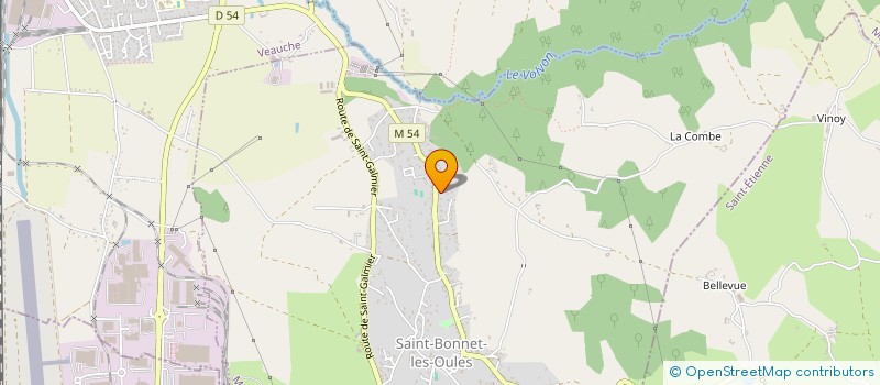 localisation de l'entreprise MONSIEUR GILLES GAILLARD  SAINT-BONNET-LES-OULES