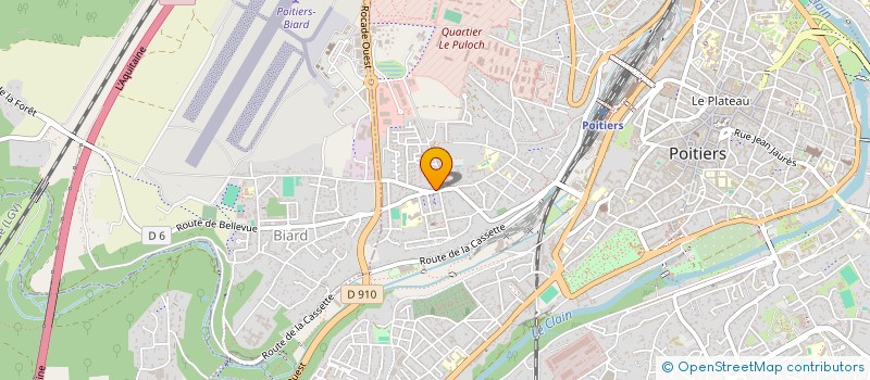 localisation de l'entreprise MONSIEUR GILLES GAILLARD  POITIERS