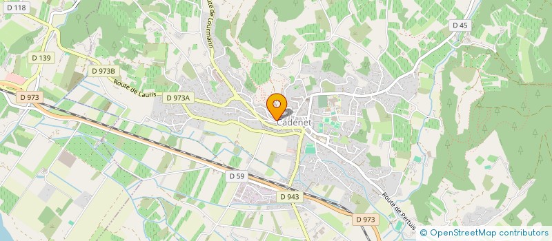 localisation de l'entreprise MONSIEUR GILLES GAILLARD  CADENET