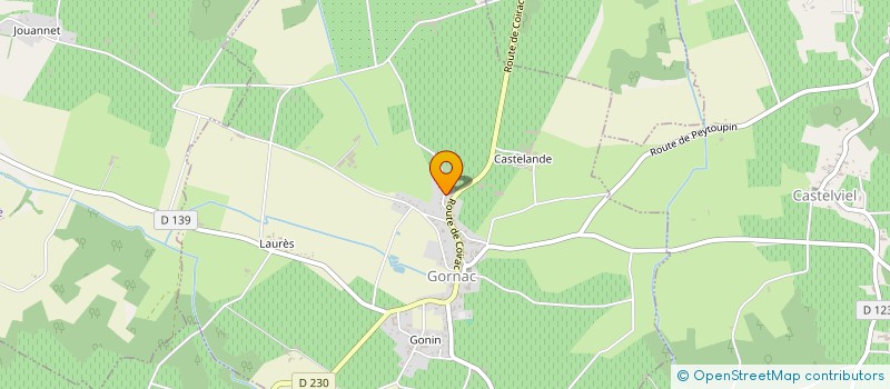 localisation de l'entreprise MONSIEUR GILLES GALLES  GORNAC