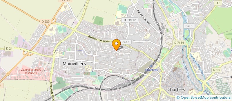 localisation de l'entreprise MONSIEUR GILLES GALLOU à MAINVILLIERS