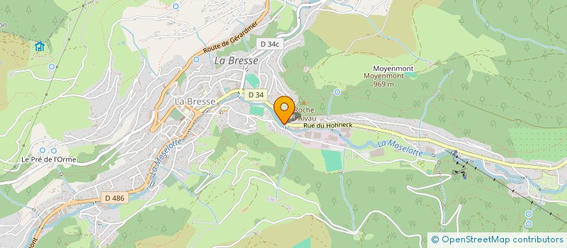 localisation de l'entreprise MONSIEUR GILLES GALMICHE à LA BRESSE