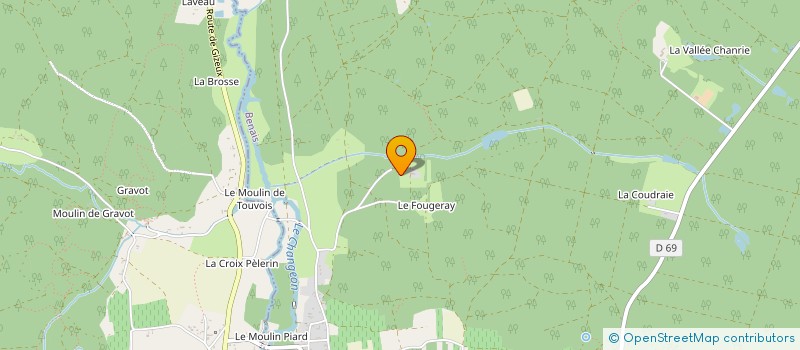 localisation de l'entreprise MONSIEUR GILLES GALTEAU  COTEAUX-SUR-LOIRE