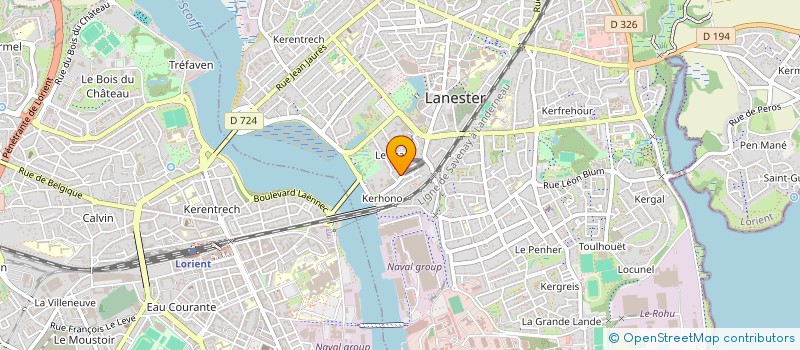 localisation de l'entreprise MONSIEUR GILLES GARAUD  LANESTER