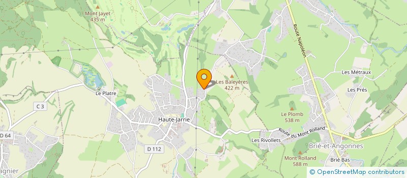 localisation de l'entreprise MONSIEUR GILLES GARCIN  JARRIE