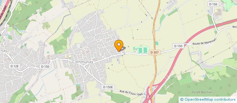 localisation de l'entreprise MONSIEUR GILLES GARNAUDIER  COMMUNAY