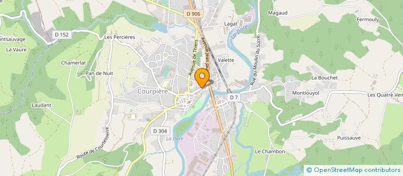 localisation de l'entreprise MONSIEUR GILLES GARNERONE à COURPIERE