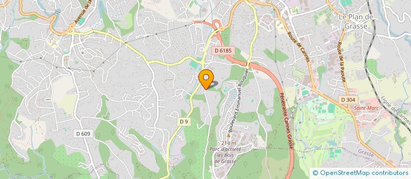 localisation de l'entreprise MONSIEUR GILLES GARO  GRASSE