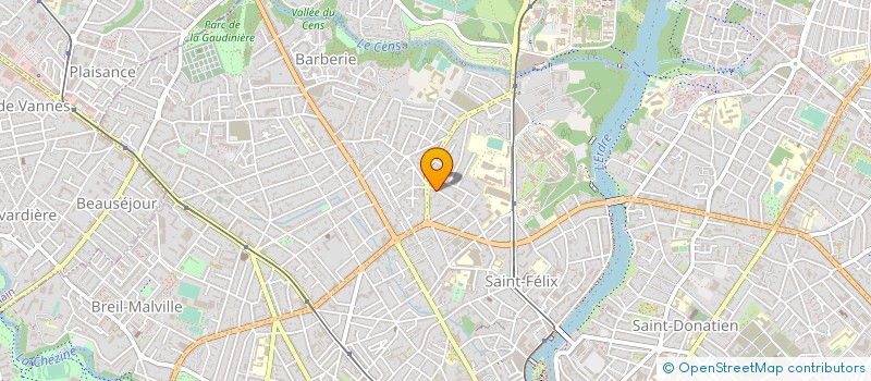 localisation de l'entreprise MONSIEUR GILLES GAROS à NANTES