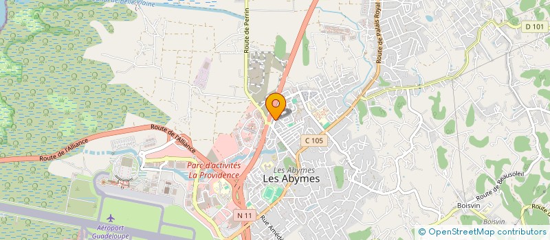 localisation de l'entreprise MONSIEUR GILLES GATOUX à LES ABYMES