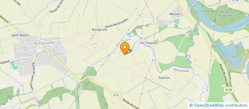 localisation de l'entreprise MONSIEUR GILLES GAUBENS à AUCAMVILLE