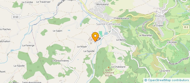 localisation de l'entreprise MONSIEUR GILLES GAUDIN à SAINTE-CATHERINE