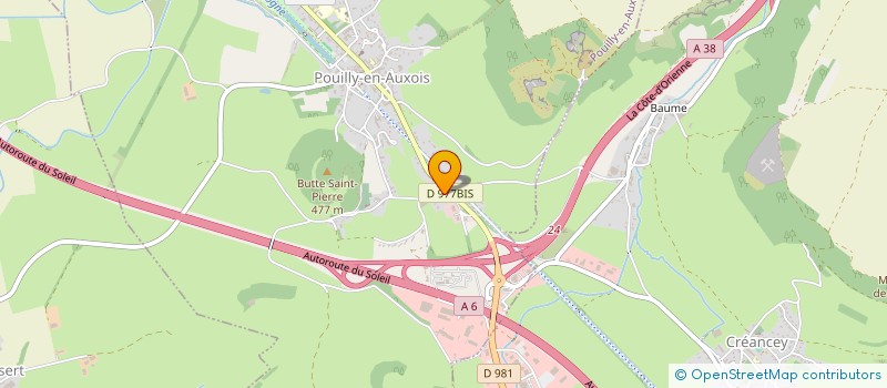 localisation de l'entreprise MONSIEUR GILLES GAUDIN DE SAINT REMY  POUILLY-EN-AUXOIS