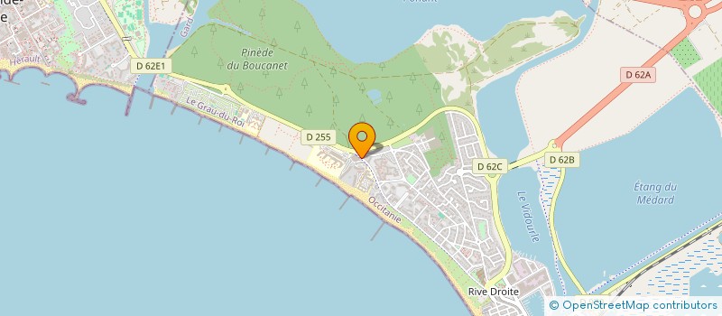 localisation de l'entreprise MONSIEUR GILLES GAUTHERON  LE GRAU-DU-ROI