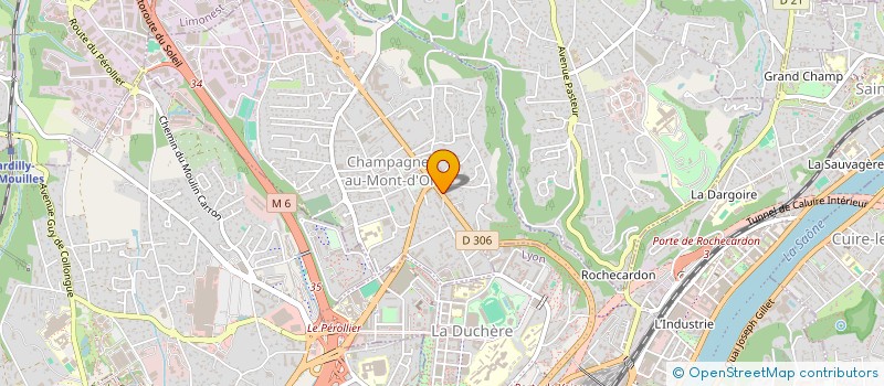 localisation de l'entreprise MONSIEUR GILLES GAUTHIER  CHAMPAGNE-AU-MONT-D'OR