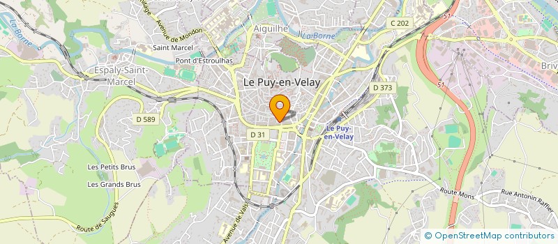 localisation de l'entreprise MONSIEUR GILLES GAUTIER à LE PUY-EN-VELAY