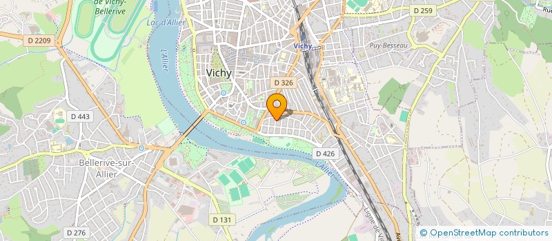 localisation de l'entreprise MONSIEUR GILLES GAUTIER à VICHY