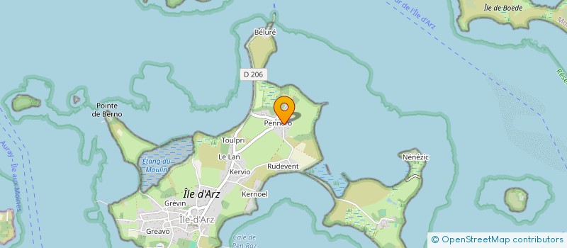 localisation de l'entreprise MONSIEUR GILLES GAUTIER à ILE-D'ARZ