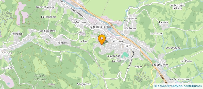 localisation de l'entreprise MONSIEUR GILLES GAYRARD  FIRMI