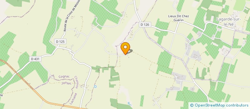 localisation de l'entreprise MONSIEUR GILLES GAZEAUD à LIGNIERES-AMBLEVILLE