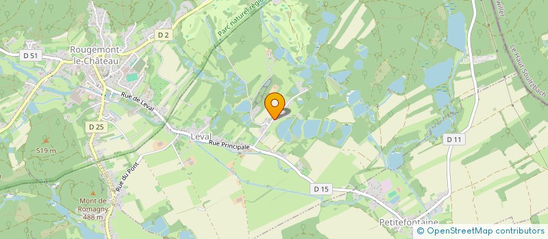 localisation de l'entreprise MONSIEUR GILLES GEISSMANN  BOURBACH-LE-BAS