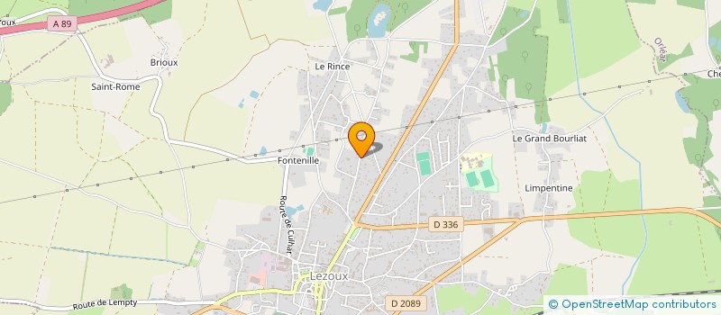 localisation de l'entreprise MONSIEUR GILLES GENESTE à LEZOUX