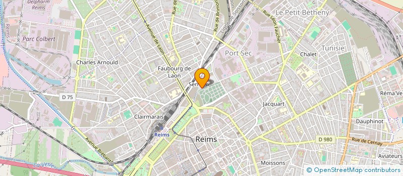 localisation de l'entreprise MONSIEUR GILLES GENILLON  REIMS