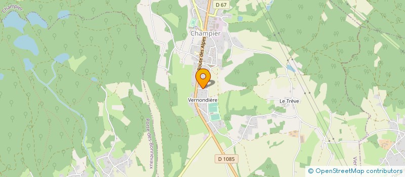 localisation de l'entreprise MONSIEUR GILLES GENTAZ  CHAMPIER