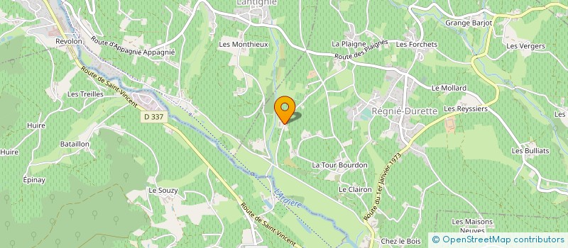 localisation de l'entreprise MONSIEUR GILLES GEOFFRAY à REGNIE-DURETTE