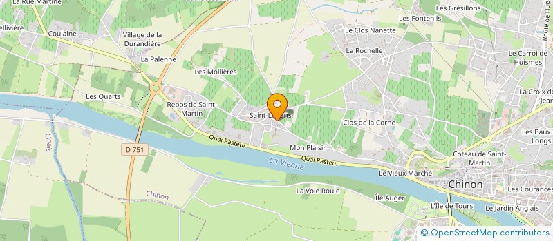 localisation de l'entreprise MONSIEUR GILLES GERANTON à CHINON
