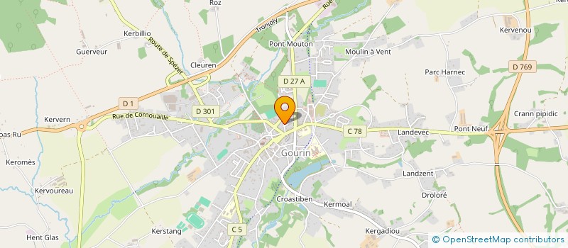 localisation de l'entreprise MONSIEUR GILLES GERARD à GOURIN