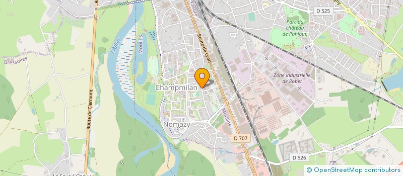 localisation de l'entreprise MONSIEUR GILLES GERBER  MOULINS