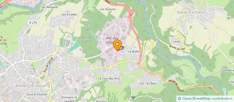localisation de l'entreprise MONSIEUR GILLES GIACOMOTTI à ANNECY