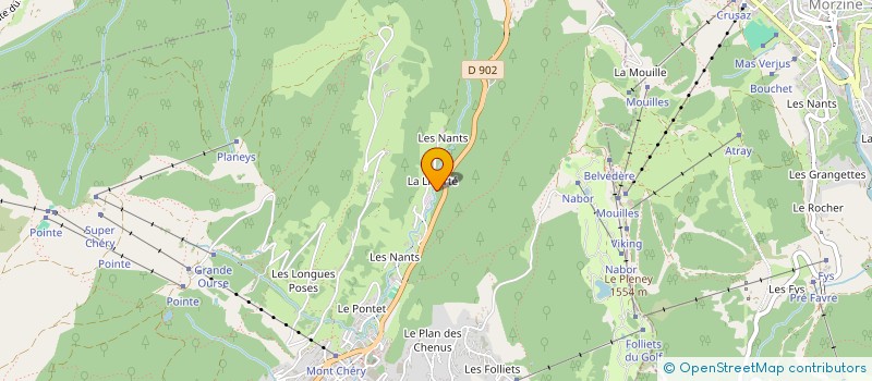 localisation de l'entreprise MONSIEUR GILLES GIANNONE  LES GETS